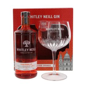 Whitley Neill Blood Orange Gin with Glass (B-Ware) 